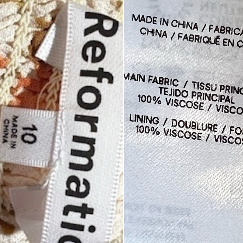 REFORMATION x ANTHROPOLOGIE                 Maebry Floral Dress size 10 NWT - Picture 6 of 10